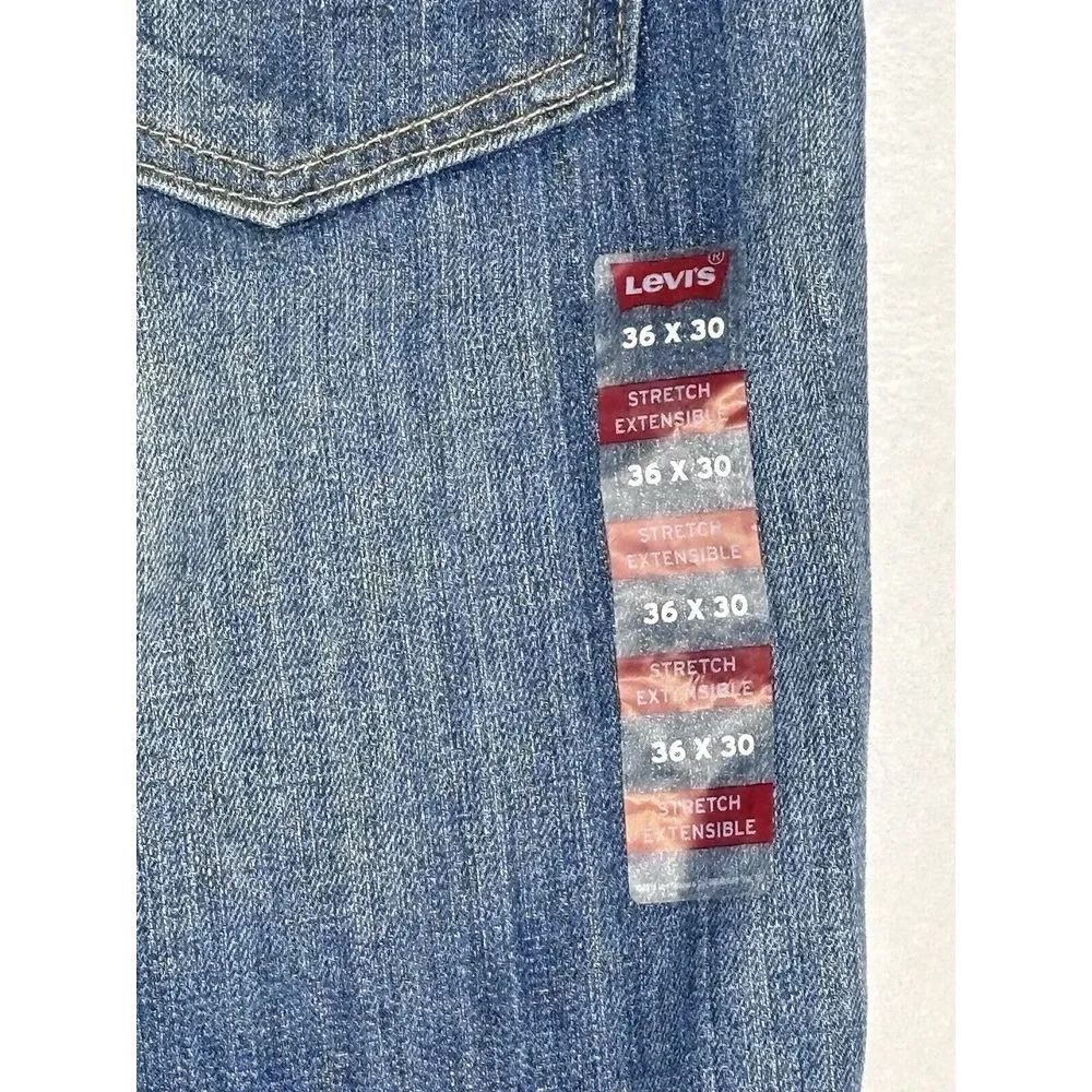 Levi's Jeans Men's 514 Blue‎ Medium Wash Mid Rise Jeans Size 36x30 NWOT